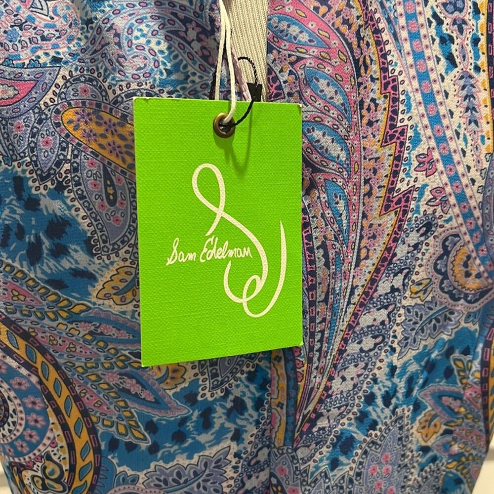 Sam Edelman NWT Summer Paisley Ruffled MIDI Dress, lined and gorgeous. - Picture 13 of 16